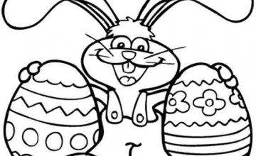 easter bunny to color easter bunny for kids free coloring pages on masivy world picture2